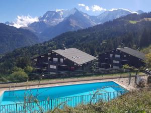 Appartement Saint Gervais les Bains piscine et vue imprenable Mont Blanc