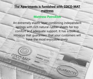Comfort apartment ground floor room in Isida Agia Marina Hotel