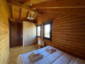 Chalet Klimatia - Όμορφη ξύλινη μεζονέτα με τζάκι