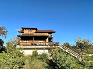 Chalet Klimatia - Όμορφη ξύλινη μεζονέτα με τζάκι