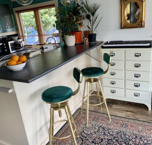 Woonark Westeinder with kayaks close to Schiphol Airport