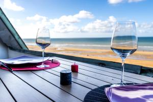 Appartements Havre de paix a deux pas de la plage - Arrivee autonome, Parking prive et gratuit : photos des chambres