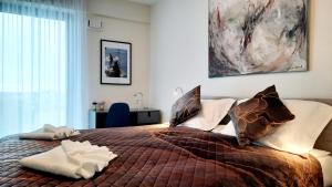 Ferienwohnung A102 mit Komfort in Strandnähe mit Terrasse und Meerblick in 10ter Etage