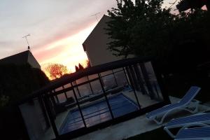 Maisons de vacances *Maison piscine chauffee, Spa* Paris-CDG-Disney : photos des chambres