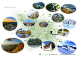 Maisons de vacances 'Maison des artistes' for up to 20 in Nature Park : photos des chambres