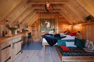 Maisons de vacances Les cabanes du Dauphine : photos des chambres