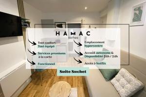 Appartements Hamac Suites - Le Suchet Perrache - 2 people : photos des chambres