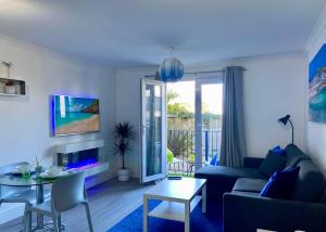 Oceano - Carbis bay, St Ives, 1 bed apartment with free parking near to the beach