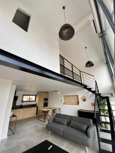 Villas Magnifique grange avec spa / love room : photos des chambres