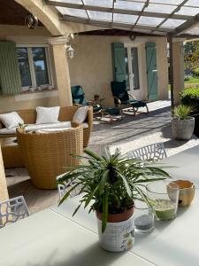 Maisons de vacances Le Palmier de Mira - entre Uzege et Cevennes : photos des chambres