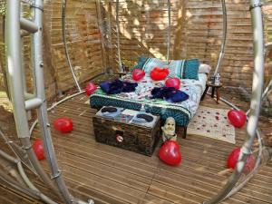 Tentes de luxe La Bulle du Cheix : photos des chambres