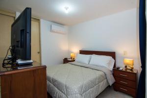 Apartaestudio atractivo, confortable, muy completo, familiar