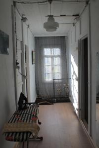 odahouse. fireplace and spring water.