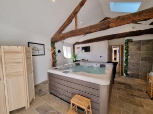 Maisons de vacances LE GITE SPA DU CEDRE BLEU : photos des chambres