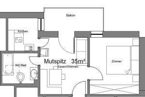 Appartement 1 Chambre Supérieur avec Balcon