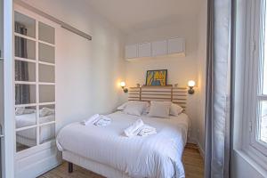 Appartements LE COCON- superbe T2- 200m de la plage-DEAUVILLE : photos des chambres