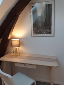 Elbeuf studio combles chambre séparée wifi Sweet Home