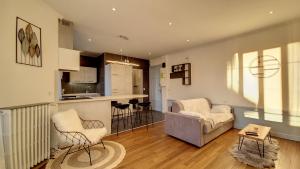 Appartements Appart spacieux et lumineux a 5 min de la gare : photos des chambres
