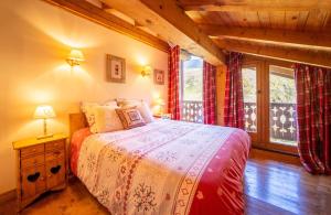 Chalets Magnifique chalet authentique au coeur des 3 vallees : photos des chambres