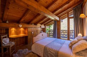 Chalets Magnifique chalet authentique au coeur des 3 vallees : photos des chambres