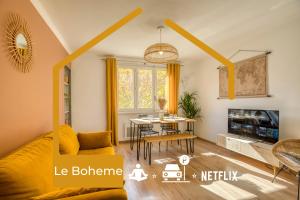 Appartements Le Boheme - MyCosyApart, Parking gratuit, Netflix : Appartement 2 Chambres