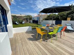 Maisons de vacances Charmante petite maison avec jardin plage des vieilles : photos des chambres