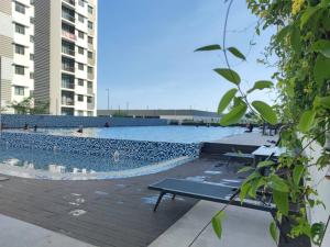 Cikgukay Desaru Homestay Apartment With Pool View WiFi & Netflix
