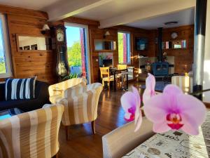 Appartement spacieux avec vue sur les montagnes à Mont-Saxonnex