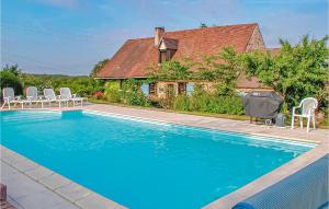 Beautiful Home In St, Priest La Fougeres With Wifi, Private Swimming Pool And Outdoor Swimming Pool