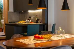 Industrial design loft with outdoor living terrace