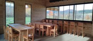 Cabana lemn rotund cu ciubar de închiriat Bucovina Chalet