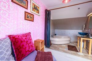 Sejours chez l'habitant cavalibre-mesquer : Chambre Triple - Vue sur Jardin