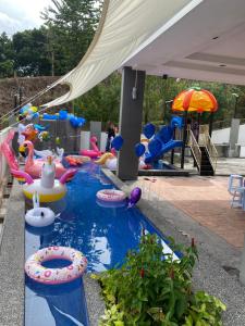 25PAX 5BR Villa Kids Swimming pool, TV, BBQ near SPICE Arena Penang 9800 SQFT