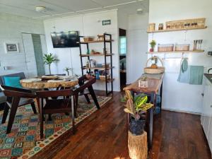 Cabaña con muelle privado en la Laguna de Bacalar