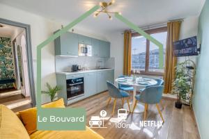 Appartements Le Bouvard - MyCosyApart, Central Gare 100m, Netflix : photos des chambres