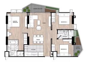 市中心Sky River无边泳池97平方温馨家庭房山景房有停车位 三房两卫 近夜市古城 年终大促