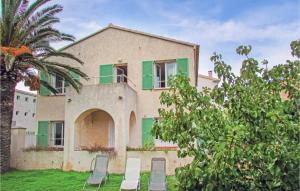 Maisons de vacances Nice home in Algajola with 3 Bedrooms and WiFi : photos des chambres