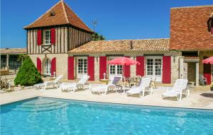 Maisons de vacances Lovely Home In Gardonne With Outdoor Swimming Pool : Maison de Vacances 3 Chambres 