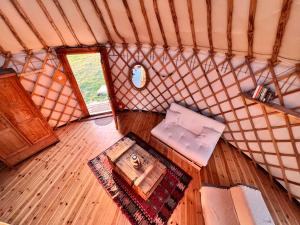 Jurta I Sauna z widokiem na Tatry