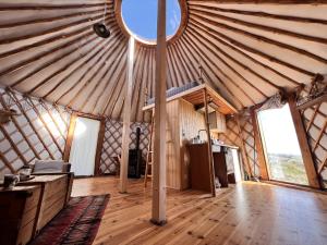 Jurta I Sauna z widokiem na Tatry