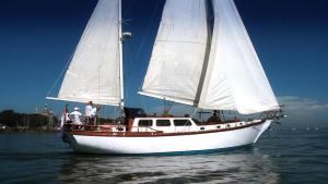 Classic sailing ship in center of Enkhuizen!