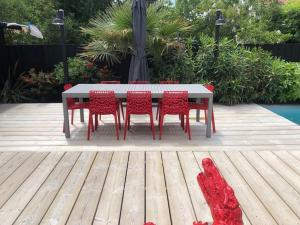 Villas Nanie - Villa centre-ville, piscine, wifi - La Teste de Buch : photos des chambres