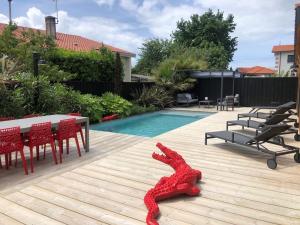 Villas Nanie - Villa centre-ville, piscine, wifi - La Teste de Buch : photos des chambres