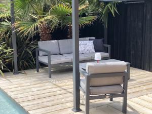 Villas Nanie - Villa centre-ville, piscine, wifi - La Teste de Buch : photos des chambres