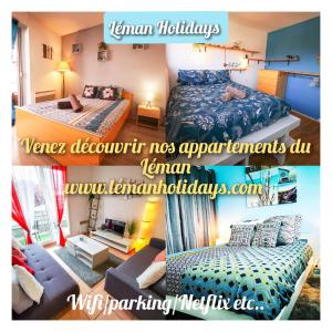 Appartements Leman Holidays - Le Coquelicot : photos des chambres