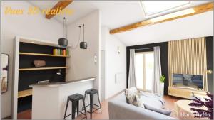 Appartements ColorZen - Confortable Lumineux Netflix - Appart Pezenas Centre : photos des chambres