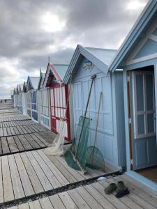 Maisons de vacances La Baigneuse maison avec jardinet et parking prive, a 200 m plage : photos des chambres