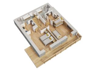 Chalets Le Refuge des Sens chalet Quietude : Chalet