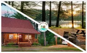 Lakefront Log Cabin Loft Kayaks Beach Ev - بلاك ريفير فولز