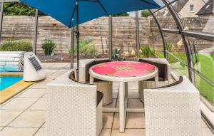 Stunning Home In Pommeret With Sauna